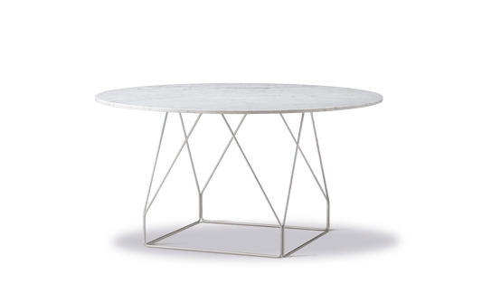 Fredericia JG Table Ø140 cm. Velg understell og bordplate
