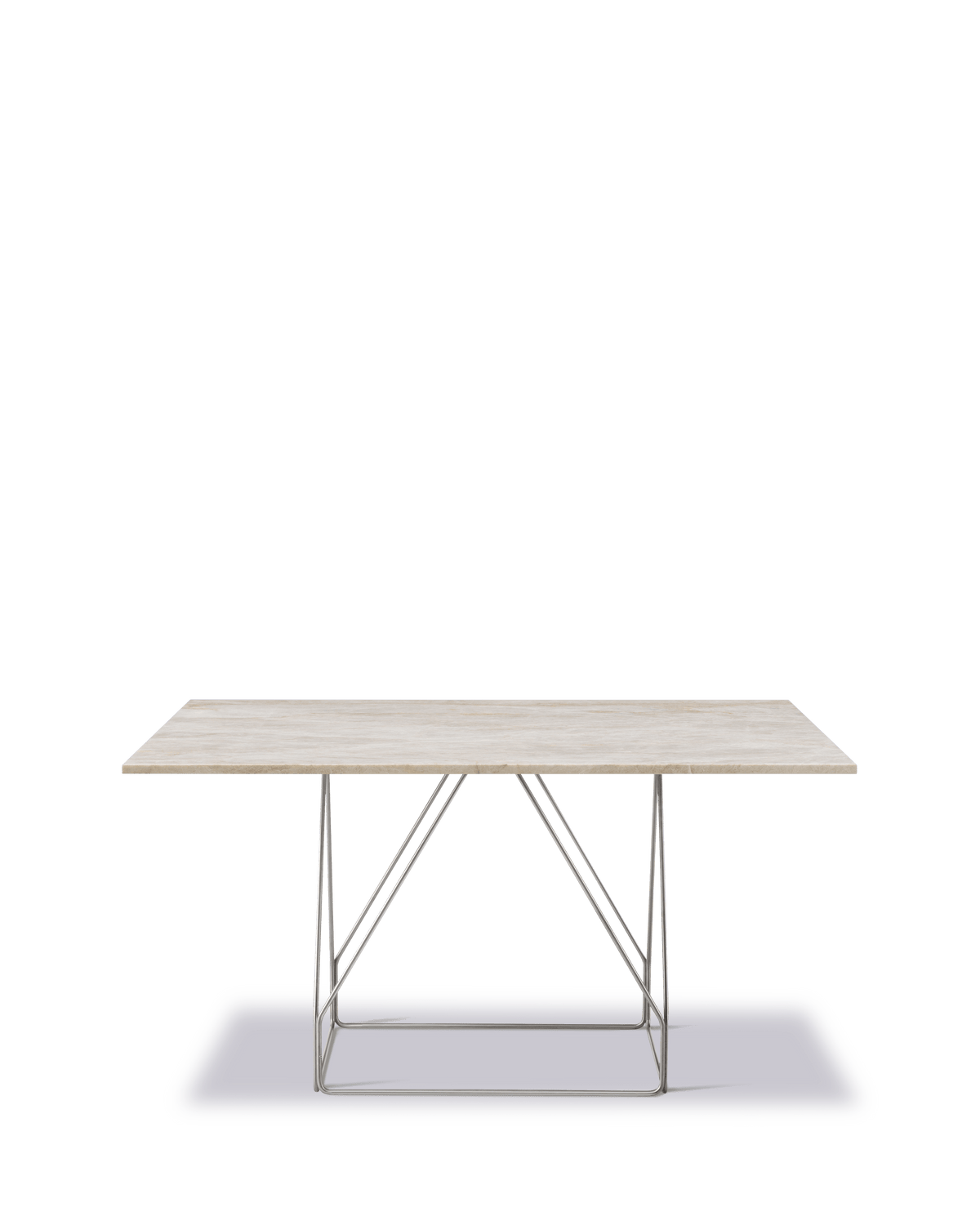 Fredericia JG Table 140 × 140 cm. Velg understell og bordplate.