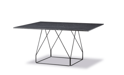Fredericia JG Table 140 × 140 cm. Velg understell og bordplate