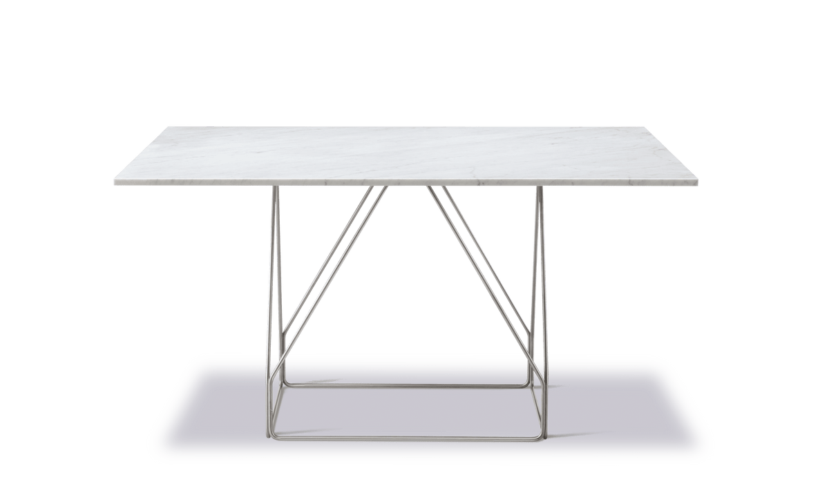 Fredericia JG Table 140 × 140 cm. Velg understell og bordplate