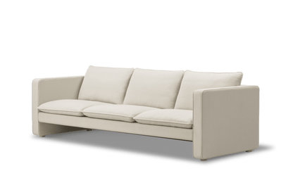 Fredericia Jota sofa 231 cm, 3-seter. Velg tekstil og armputer