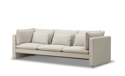 Fredericia Jota sofa 231 cm, 3-seter. Velg tekstil og armputer