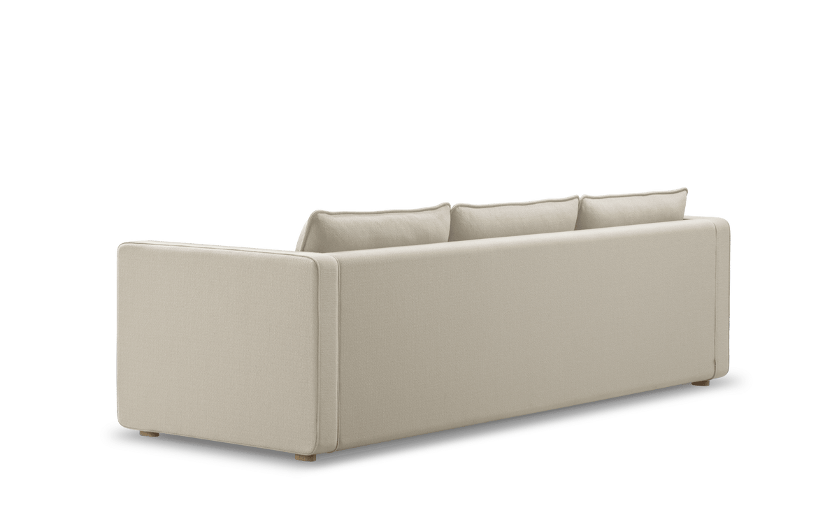 Fredericia Jota sofa 231 cm, 3-seter. Velg tekstil og armputer