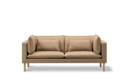 Fredericia Jota sofa på ben, 185 cm, 2-seter. Velg tekstil og armputer