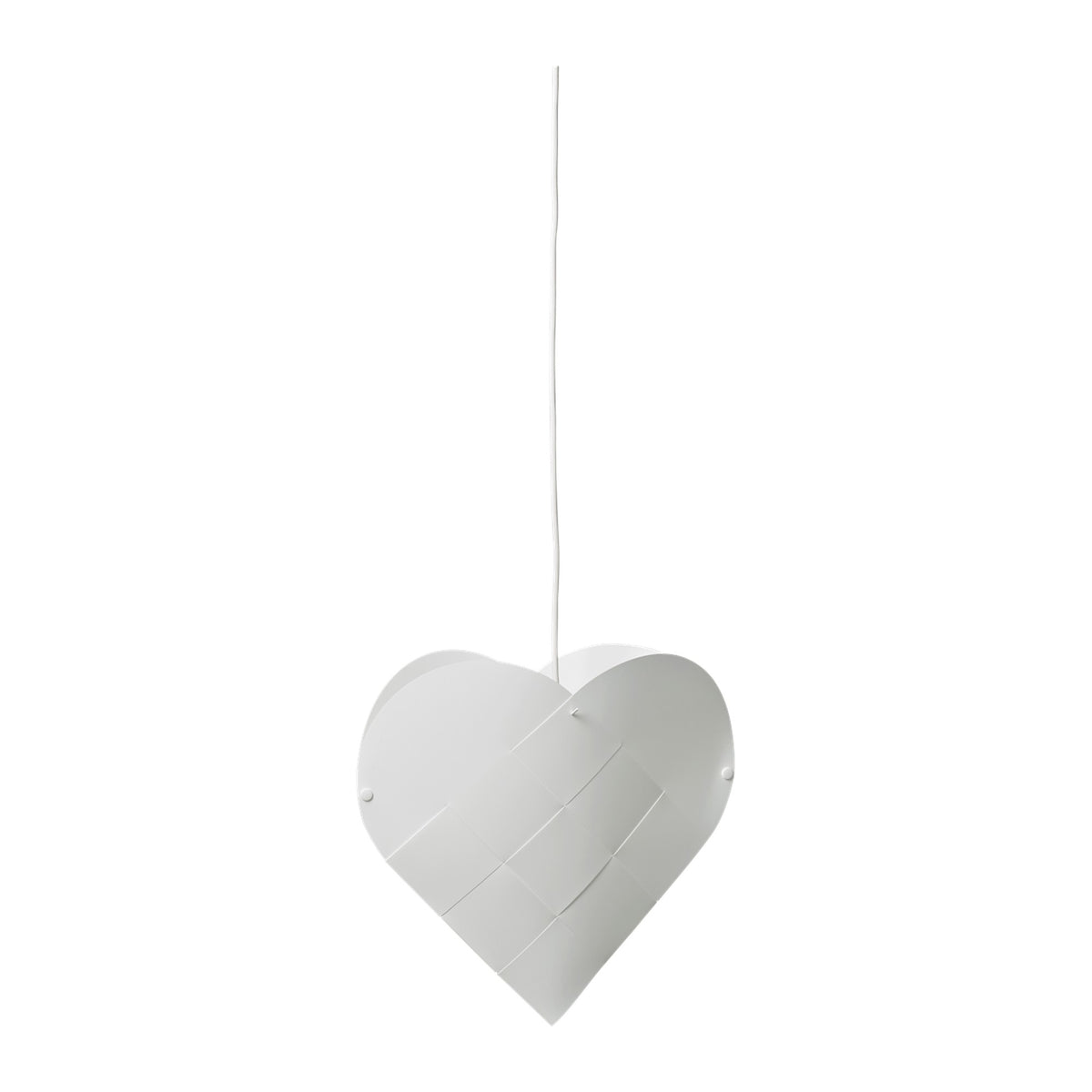 LE KLINT Heart flettet julehjerte med lys