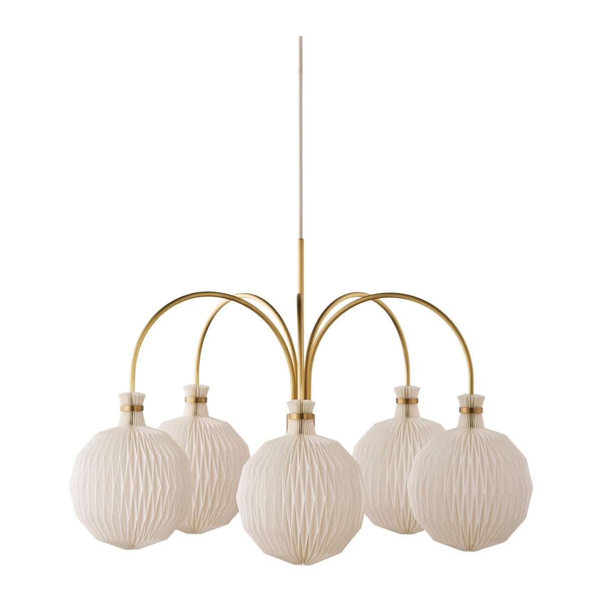 LE KLINT Modell 101 lysekrone Ø66 cm, messing