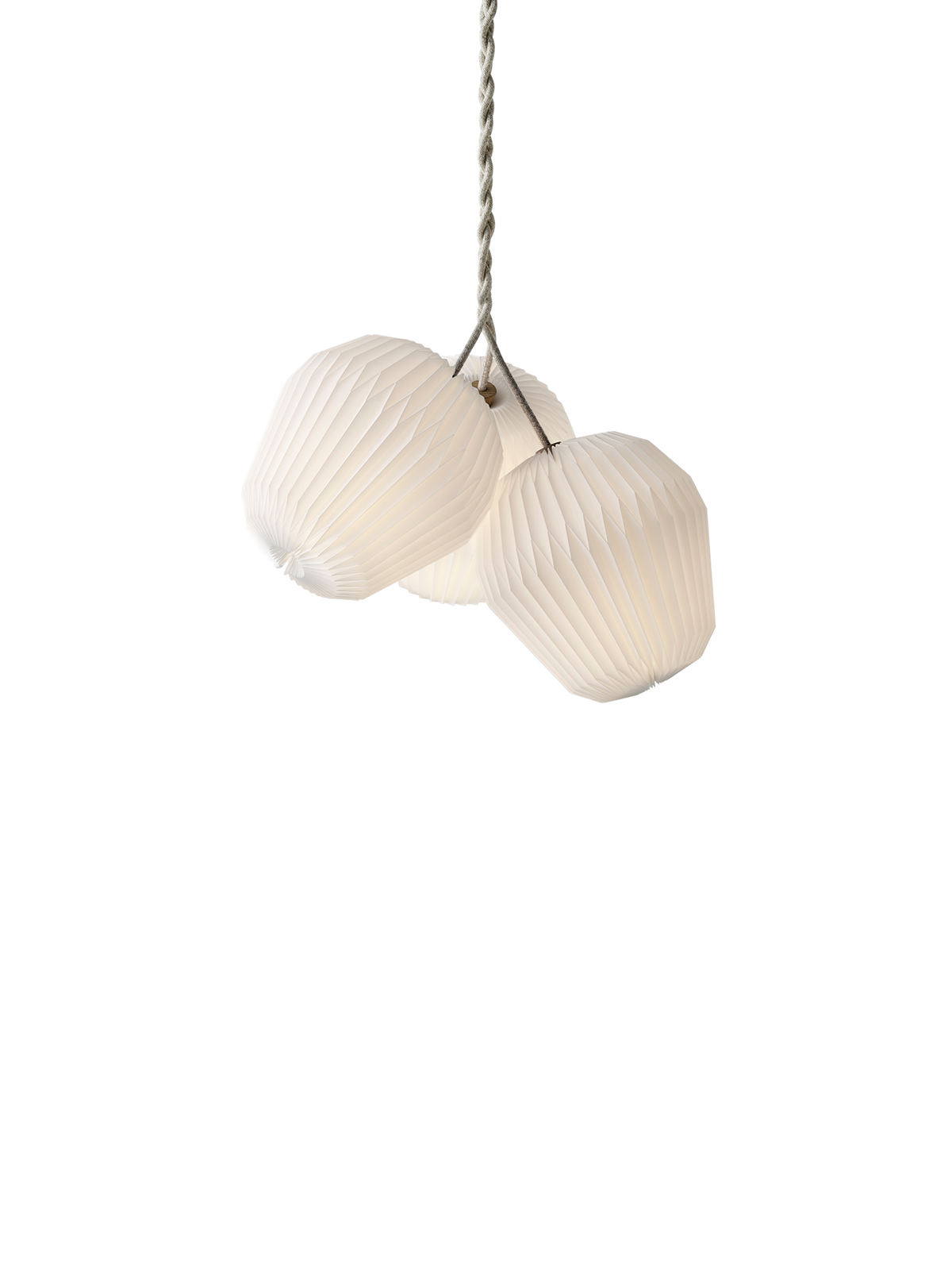 LE KLINT Modell 130 Bouquet 3 lysekrone – Large – Ø55 × H50 × L250 cm, Standard (plastfolie)