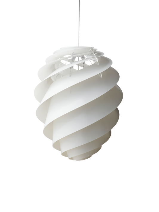 LE KLINT Modell 1312 Swirl 2 pendel – Large – Ø55 × H70 cm, Standard