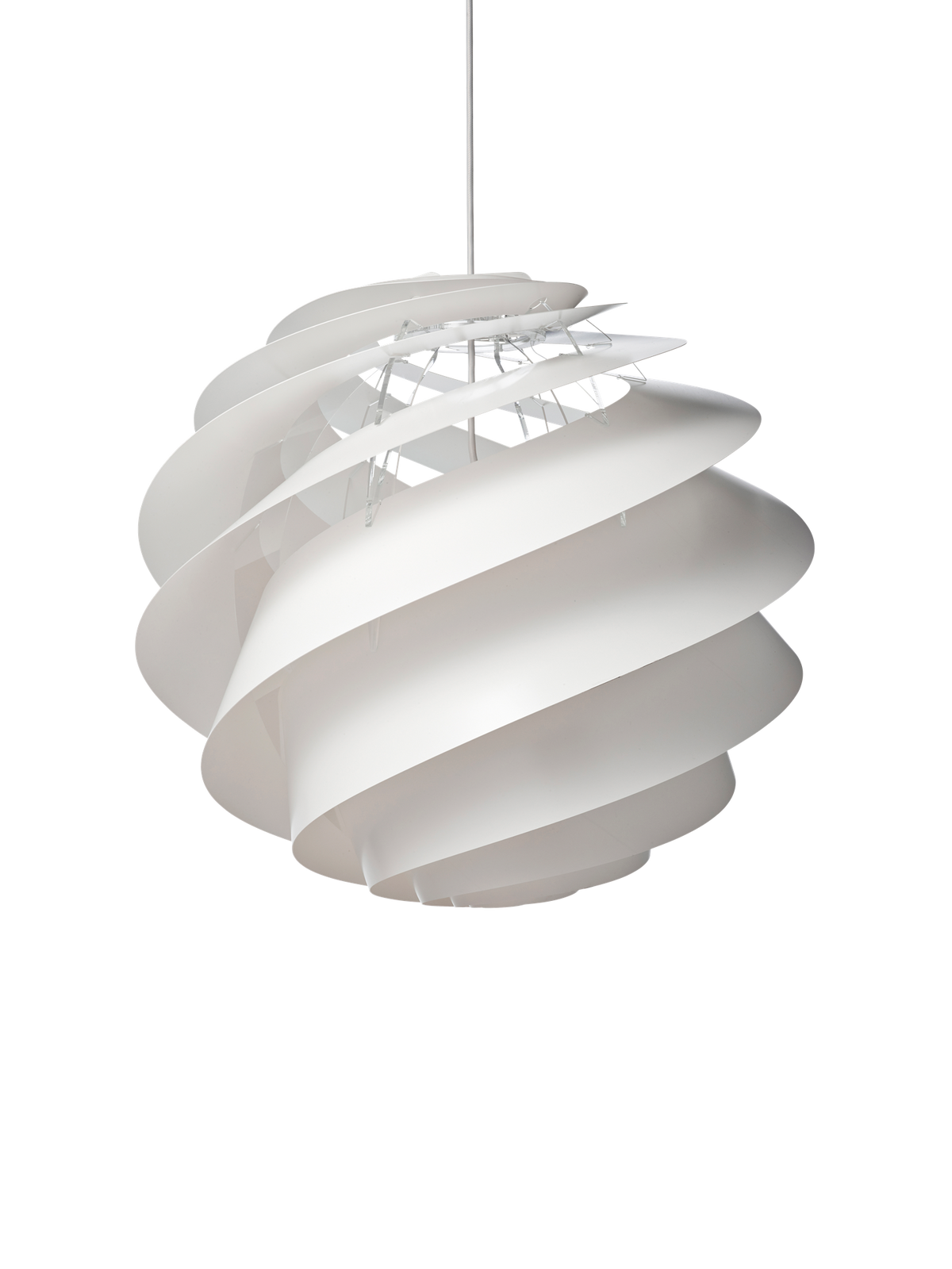 LE KLINT Modell 1313 Swirl 3 pendel – Large – Ø65 × H60 cm, Standard