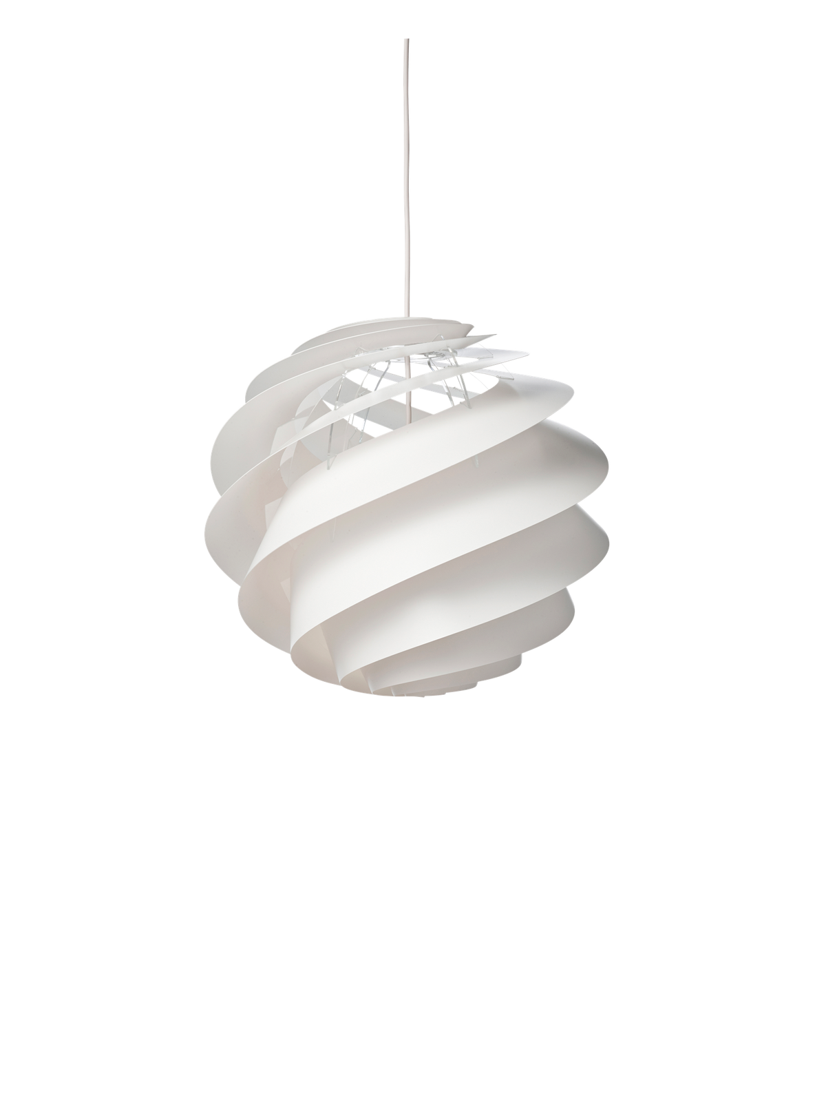 LE KLINT Modell 1313 Swirl 3 pendel – Medium – Ø40 × H35 cm, Standard