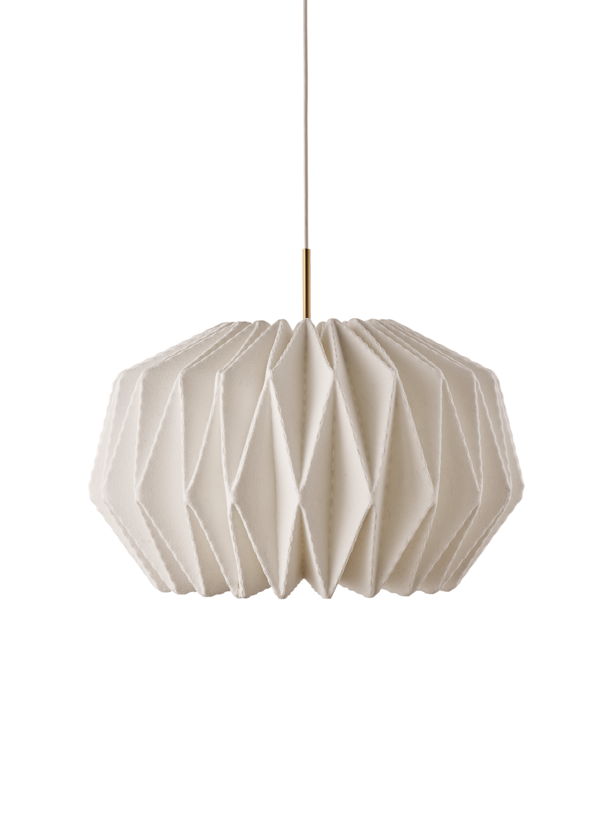 LE KLINT Modell 164 Softly Pleated I pendel – Medium – Ø62 × H41 cm