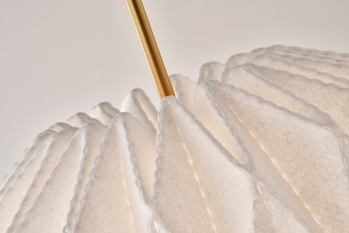 LE KLINT Modell 164 Softly Pleated I pendel – detalj