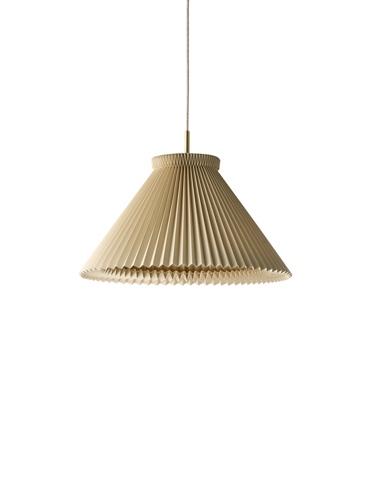 LE KLINT Modell 1 pendel Ø44 cm – Papir, Buttermilk