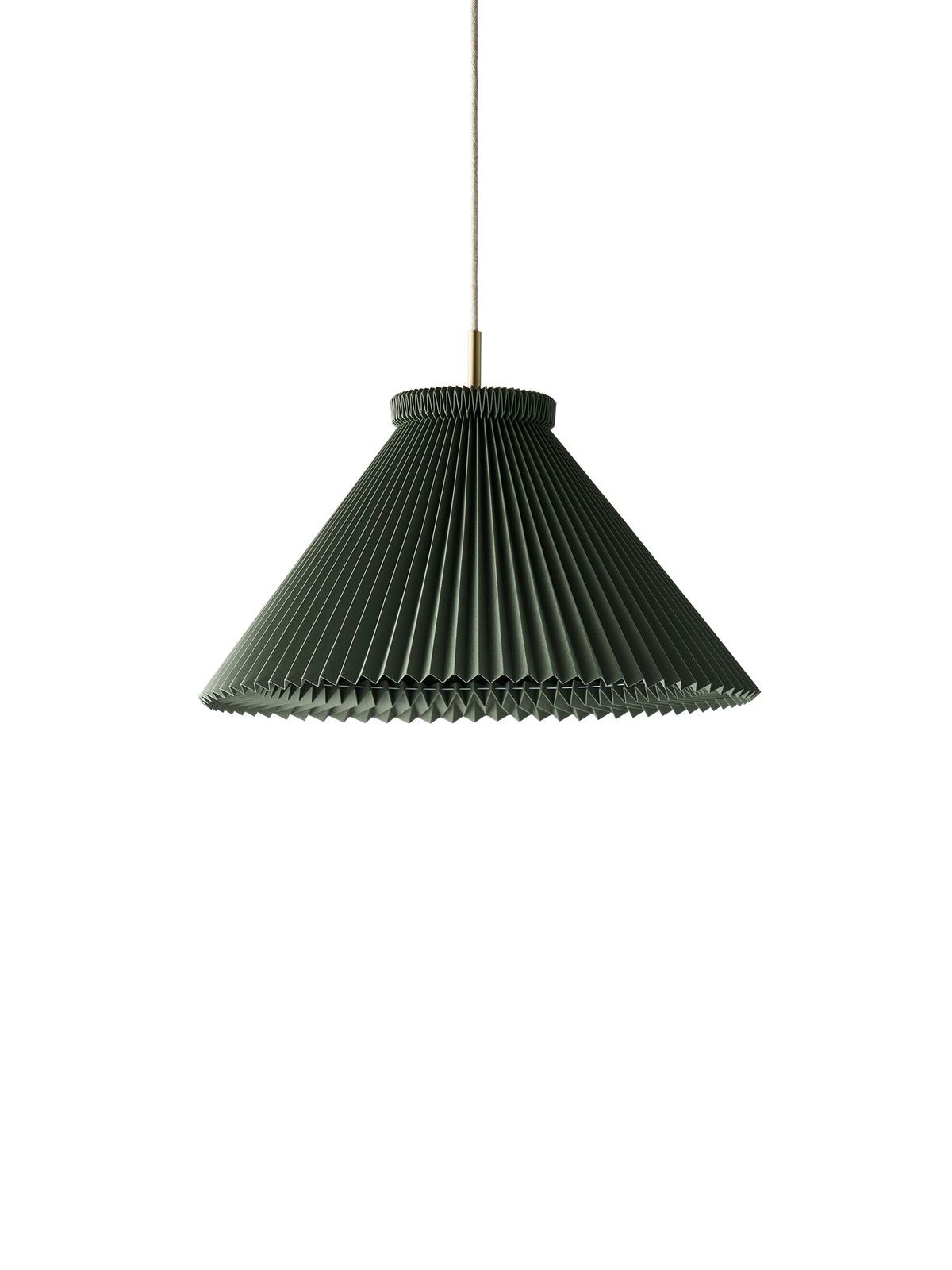 LE KLINT Modell 1 pendel Ø44 cm – Papir, Moss Green