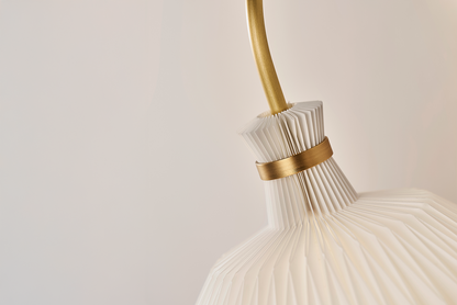 LE KLINT Modell 201 vegglampe, messing – detalj