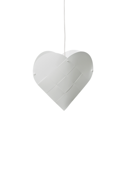 LE KLINT Heart flettet julehjerte med lys – Medium – H48 × L51 cm