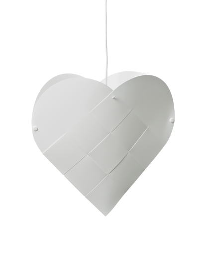 LE KLINT Heart flettet julehjerte med lys – X-Large – H78 × L81 cm