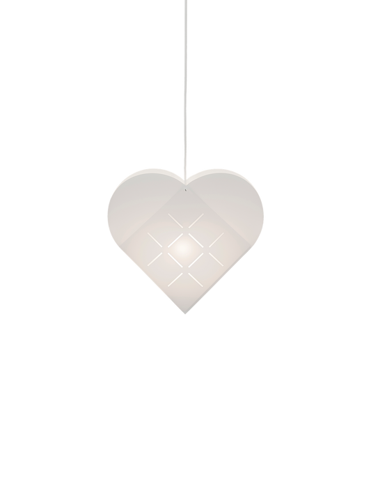 LE KLINT Heart Light julehjerte med lys – Small – H35 × L37 cm
