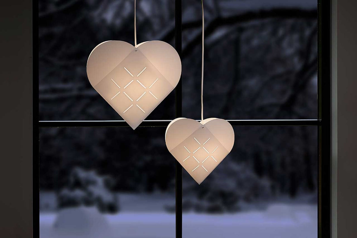 LE KLINT Heart Light julehjerte med lys i interiør