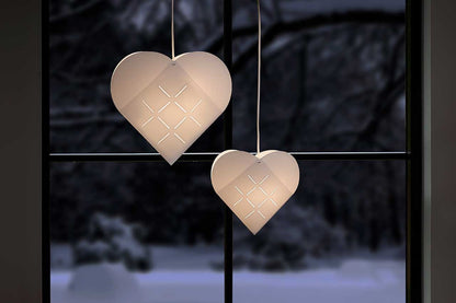 LE KLINT Heart Light julehjerte med lys i interiør