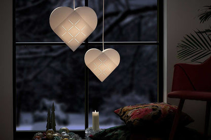 LE KLINT Heart Light julehjerte med lys i interiør