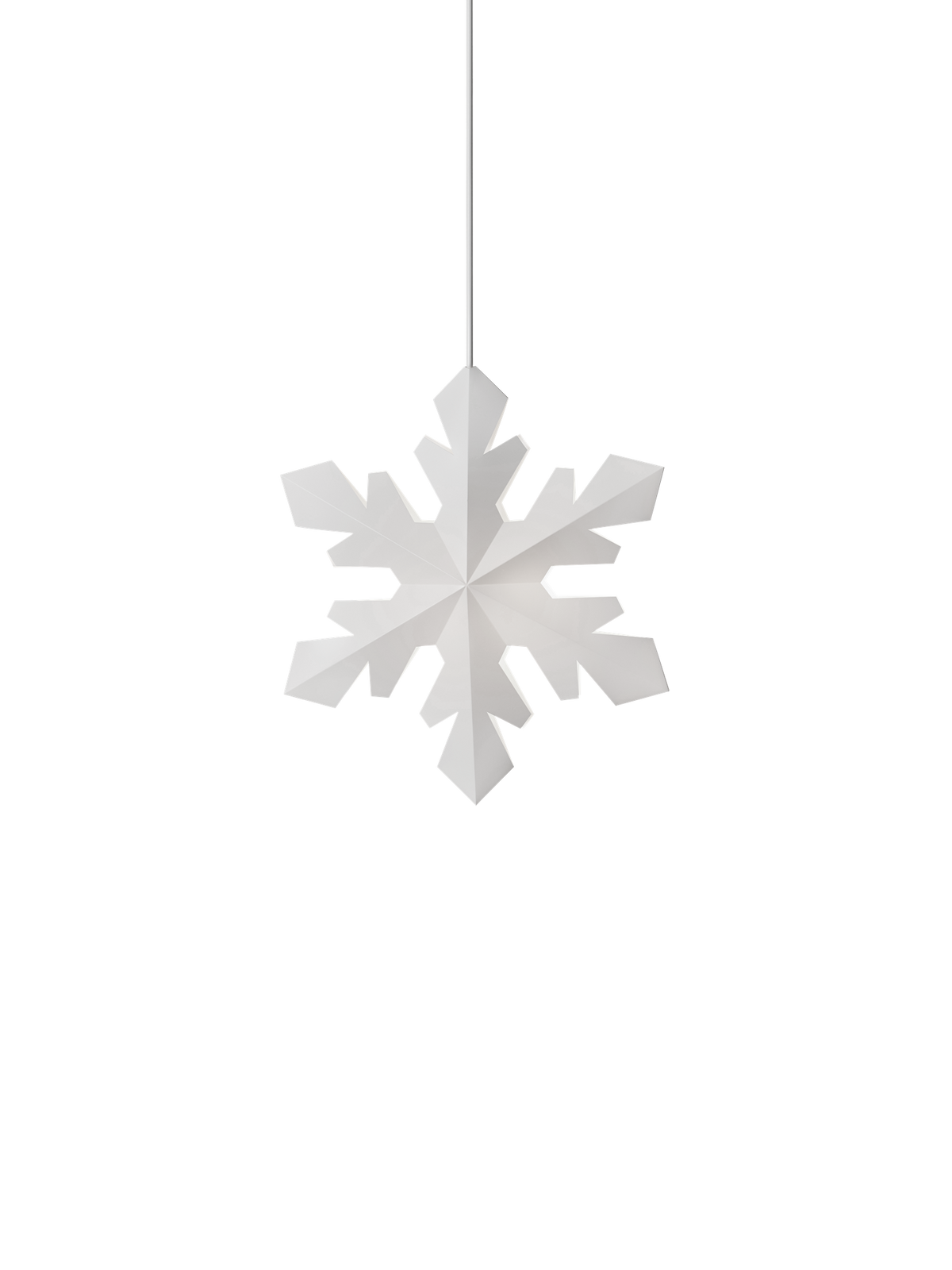 LE KLINT Snowflake julepynt med lys – Small – Ø37 cm