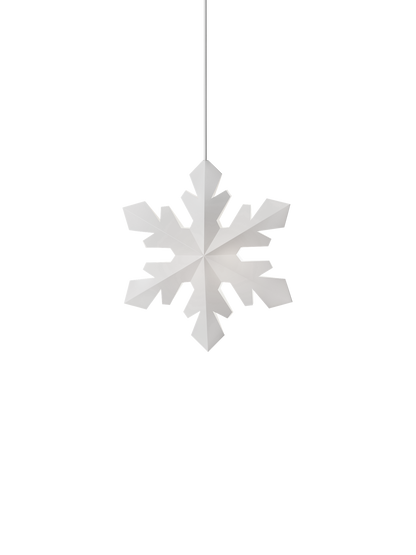 LE KLINT Snowflake julepynt med lys – Small – Ø37 cm