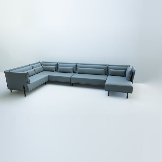 LK Hjelle Niu modulsofa Combo 9 (L 370 x D 206 cm). Velg tekstil.