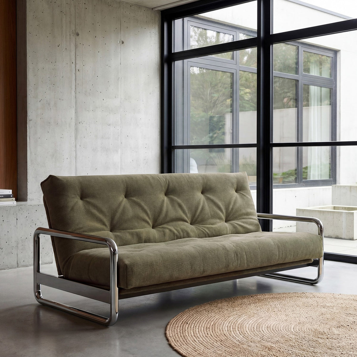 Innovation Living Lomira sovesofa 140 x 200 cm i Cordufine Pine Green