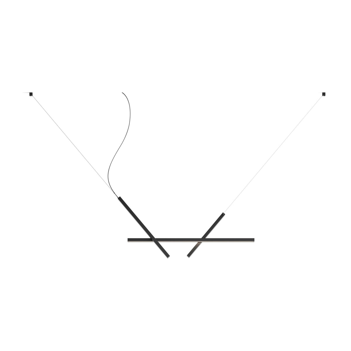 Luceplan Across pendel L 102 cm. Velg farge