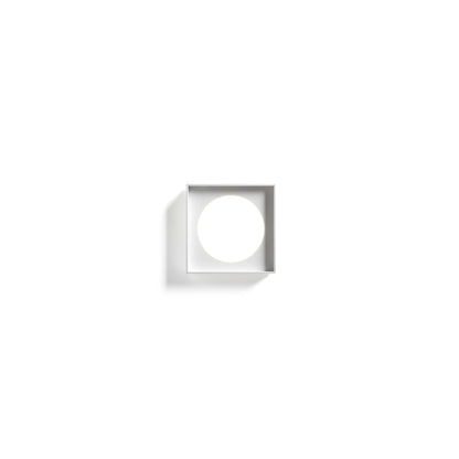Luceplan Cassette vegg-/taklampe 60×60 cm, høy lysstyrke (3000 K)