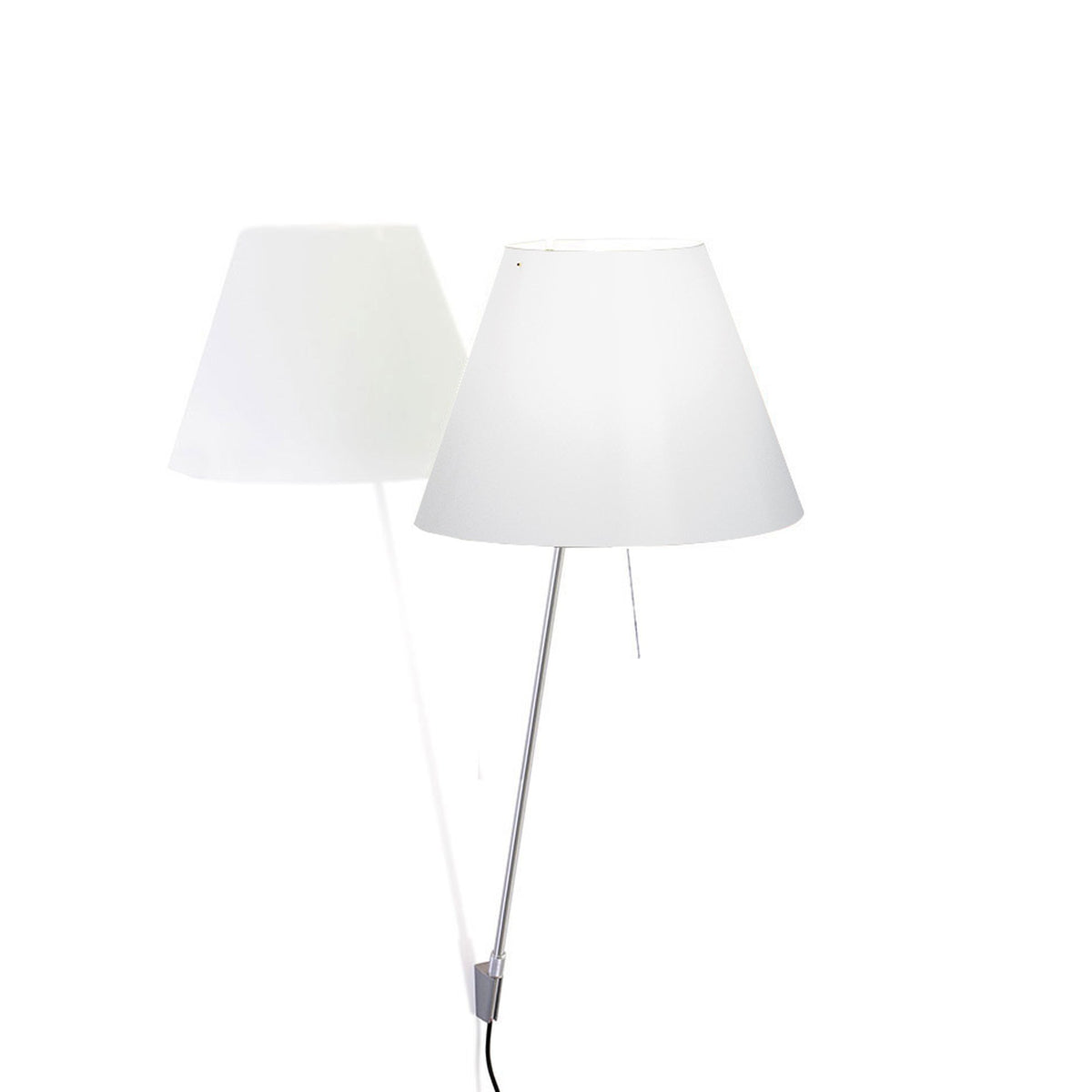 Luceplan Costanza vegglampe, fast. Velg farge