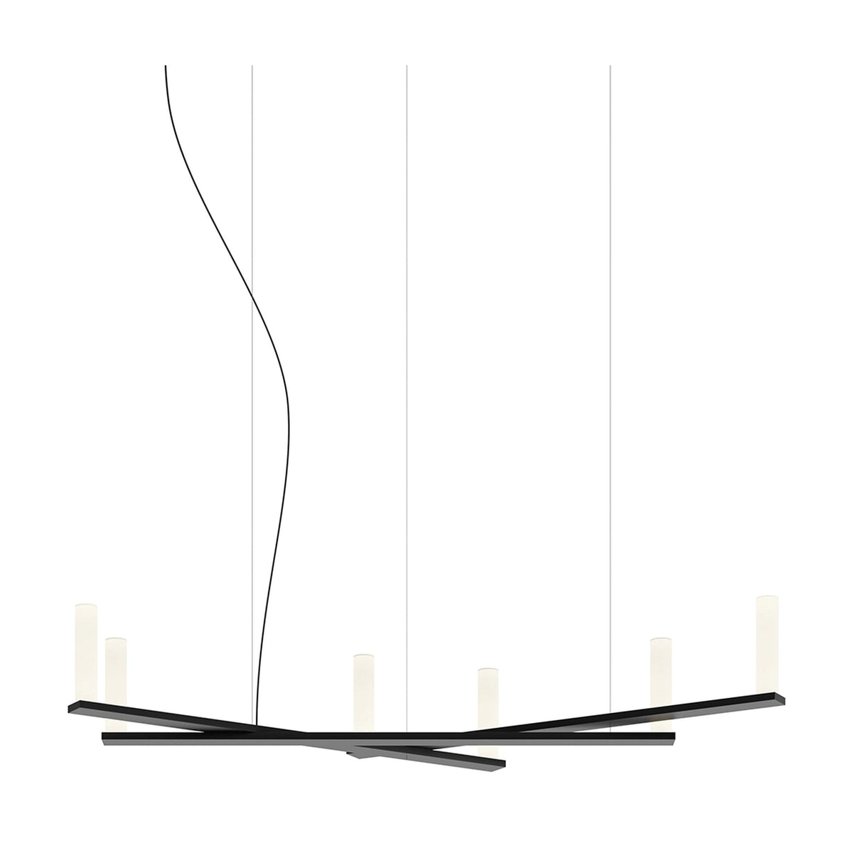 Luceplan Dix Bougies Petite pendel L 110 cm
