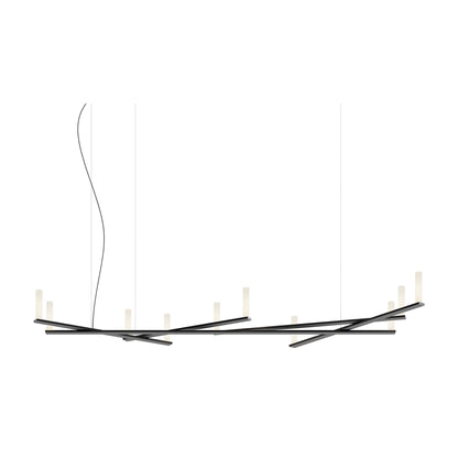 Luceplan Dix Bougies pendel L 193 cm