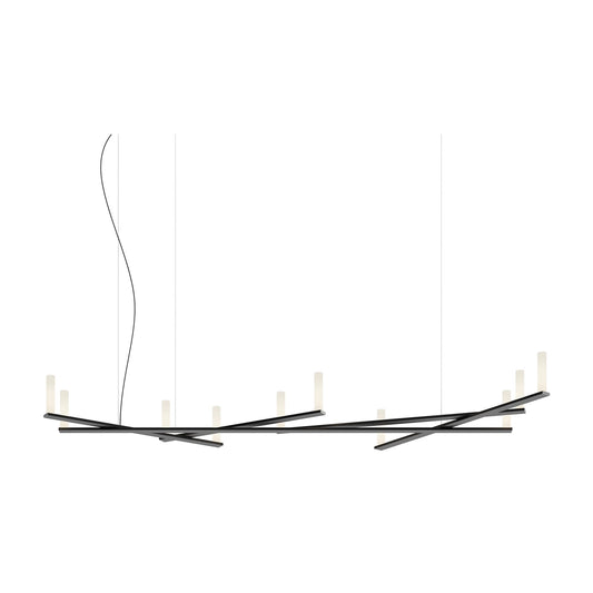 Luceplan Dix Bougies pendel L 193 cm