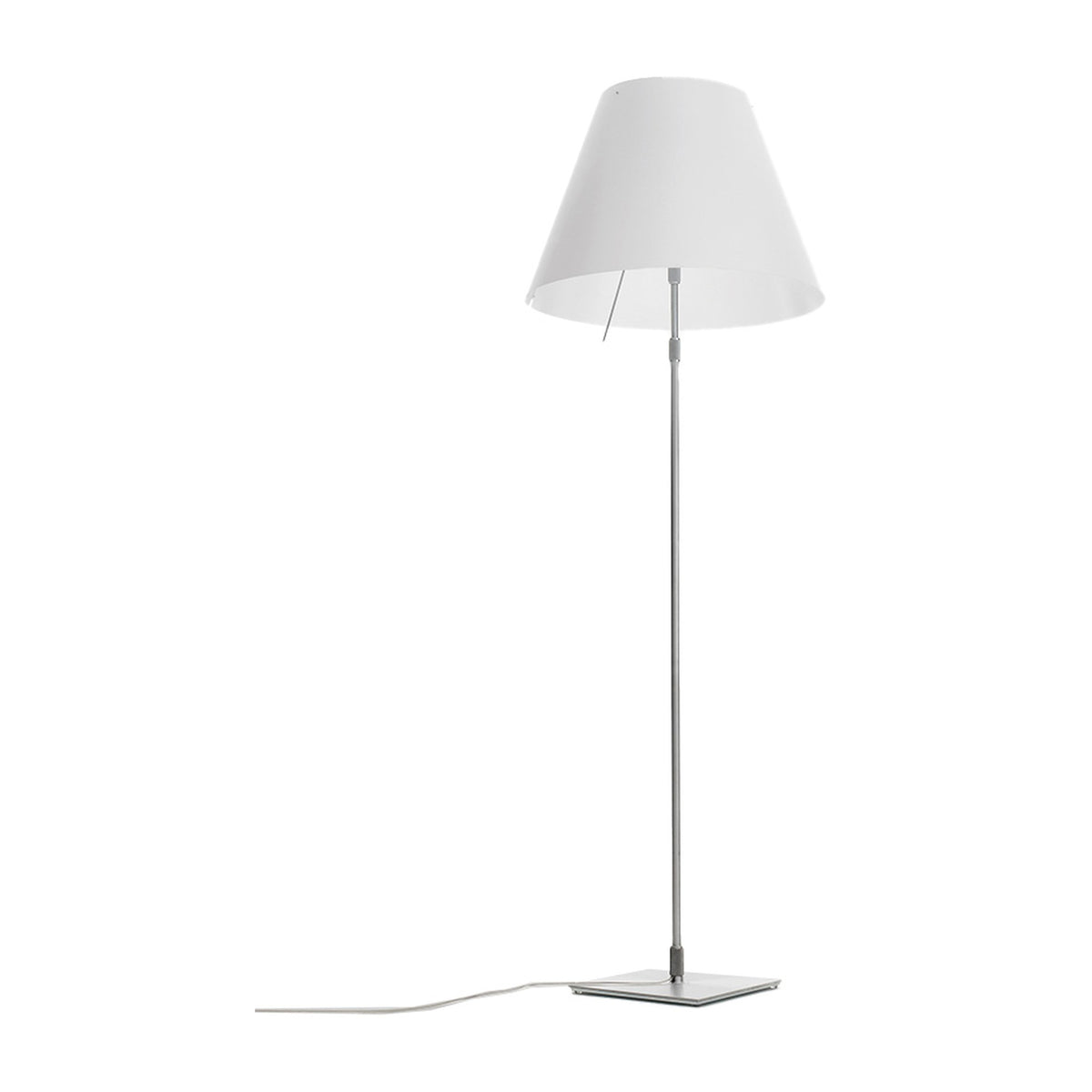 Luceplan Grande Costanza gulvlampe, teleskopisk med dimmer