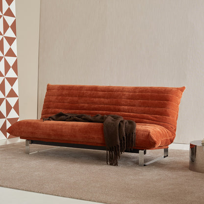 Innovation Living Minimum sovesofa med Quiltus-trekk i Esina Rust Orange