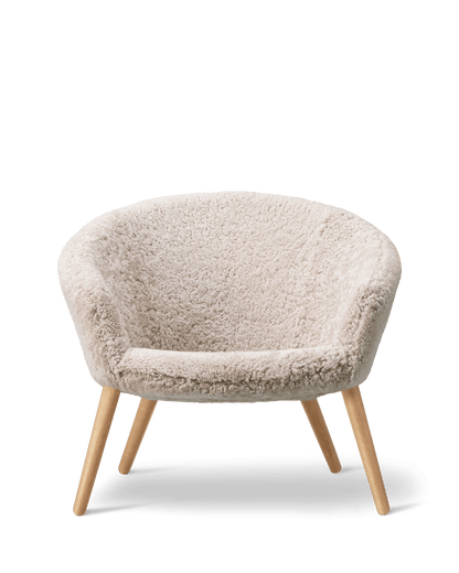Fredericia Ditzel Lounge Chair trestell, saueskinn. Velg sete og treverk.