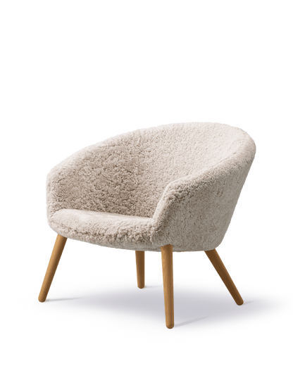 Fredericia Ditzel Lounge Chair trestell, saueskinn. Velg sete og treverk