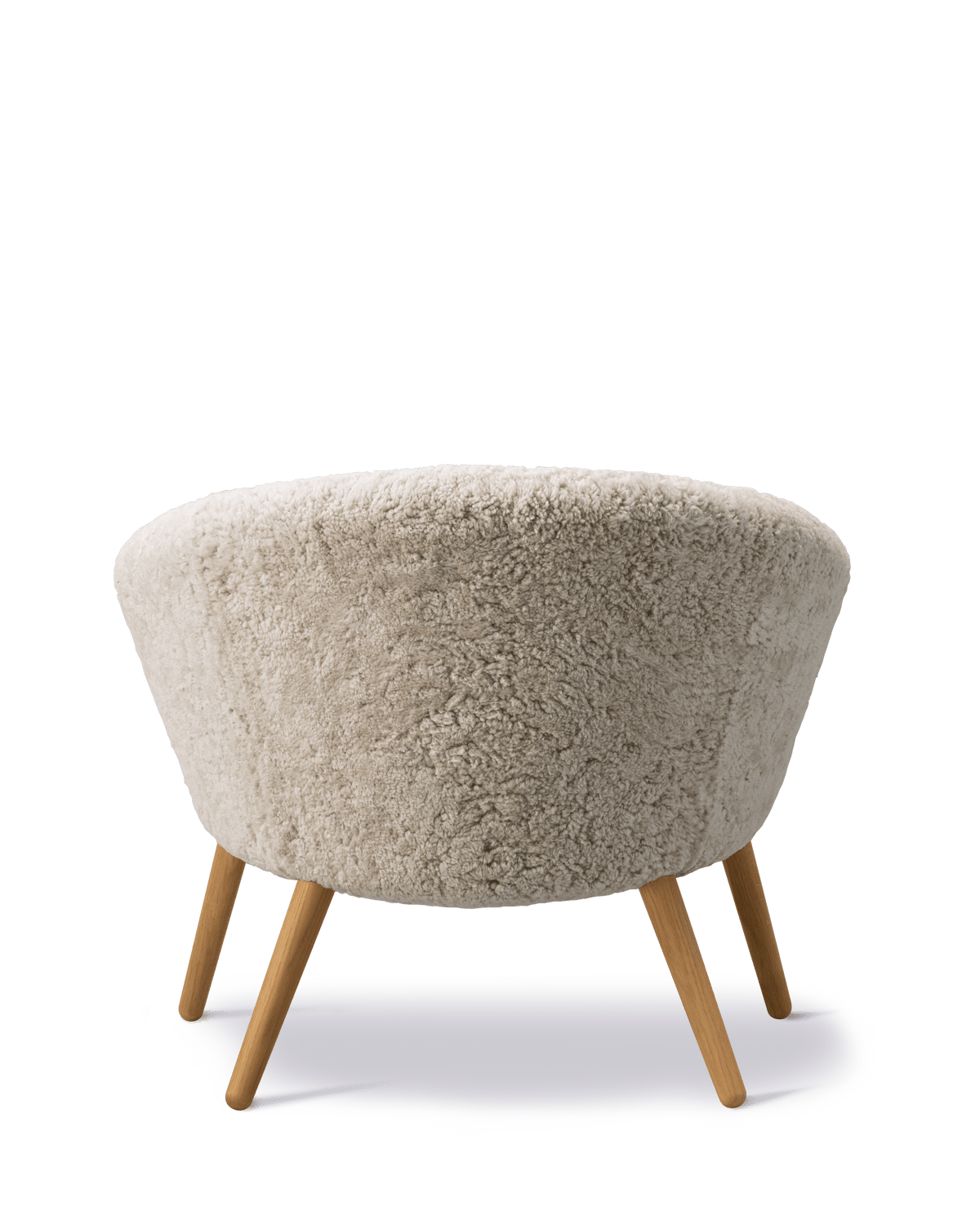 Fredericia Ditzel Lounge Chair trestell, saueskinn. Velg sete og treverk