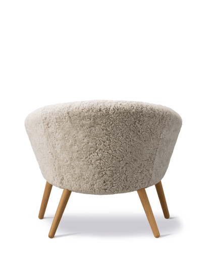 Fredericia Ditzel Lounge Chair trestell, saueskinn. Velg sete og treverk