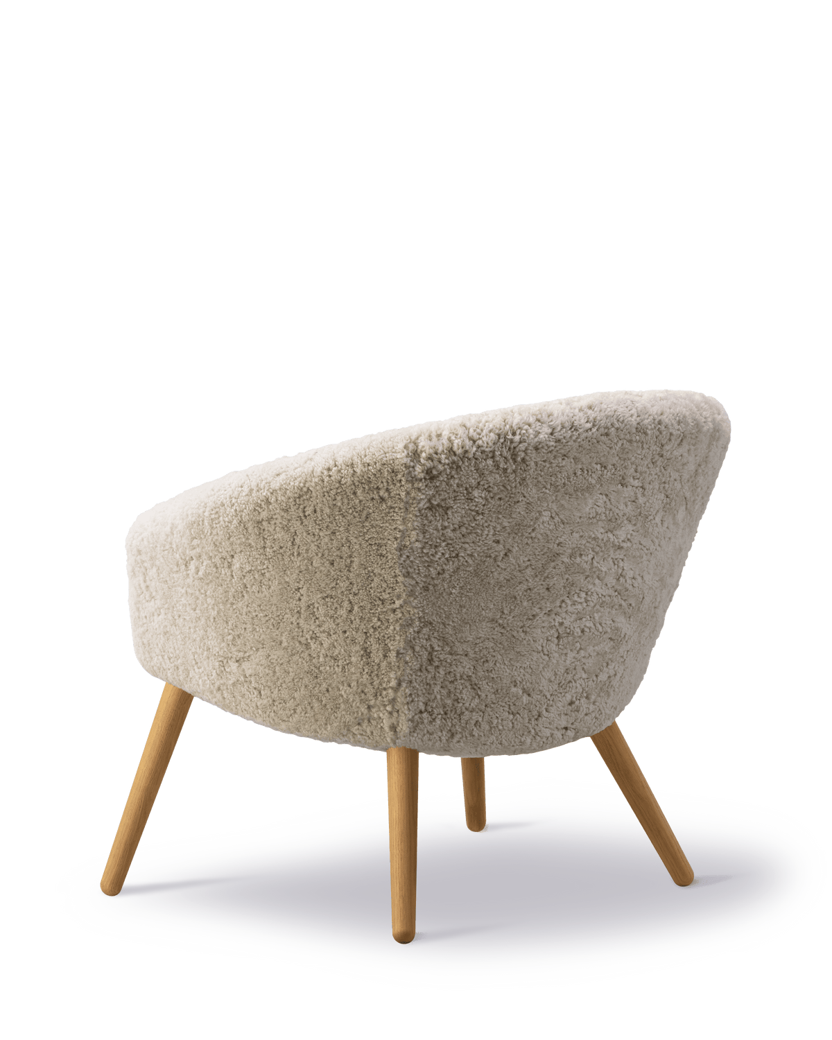 Fredericia Ditzel Lounge Chair trestell, saueskinn. Velg sete og treverk
