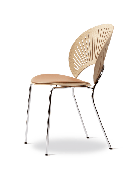 Fredericia Trinidad Chair setepolstret – Sort ask. Velg tekstil