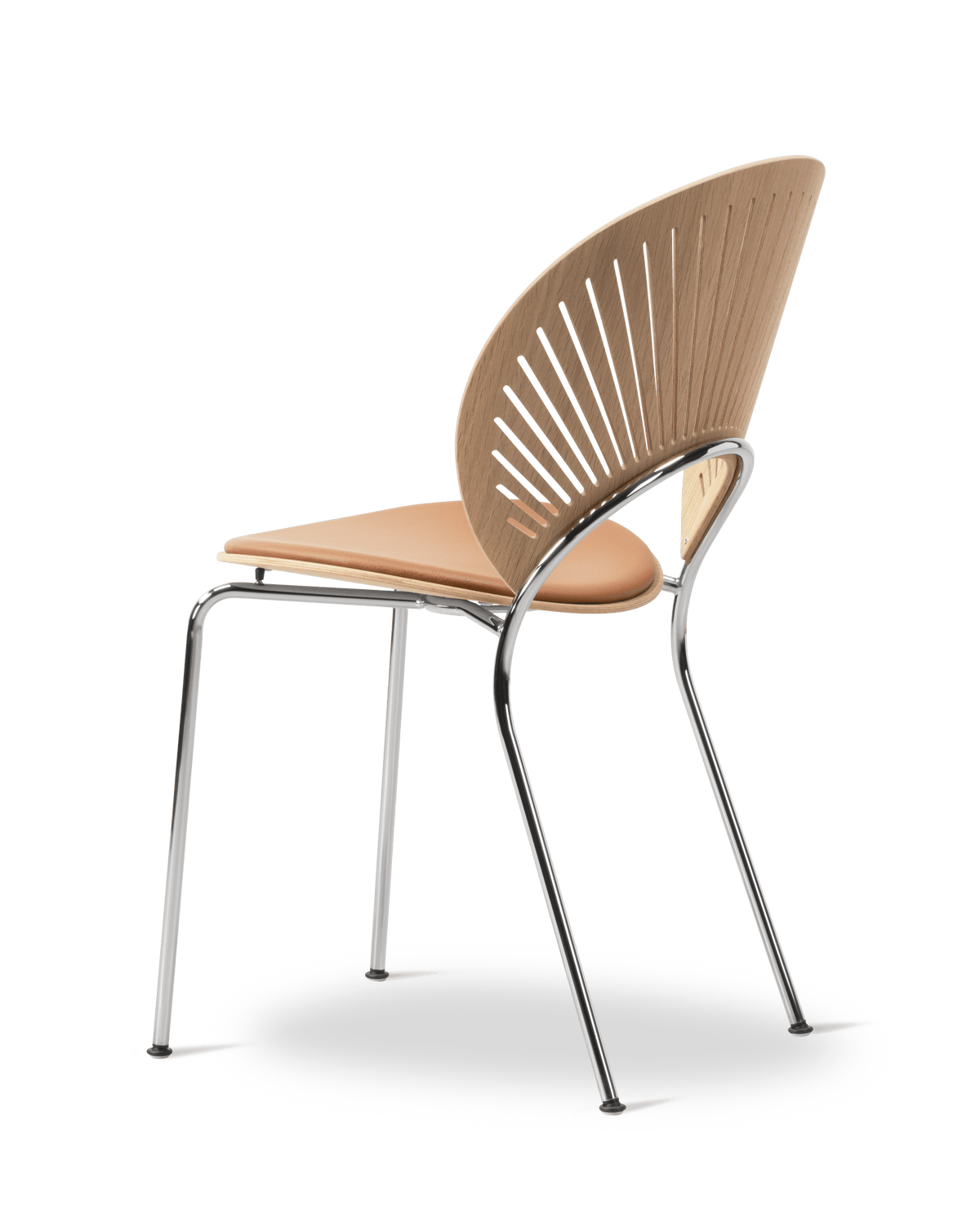 Fredericia Trinidad Chair setepolstret – Sort ask. Velg tekstil
