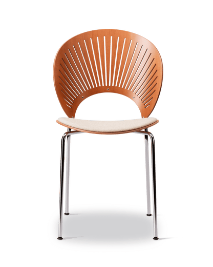 Fredericia Trinidad Chair setepolstret – Sort ask. Velg tekstil