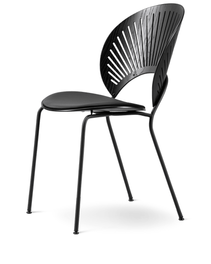 Fredericia Trinidad Chair setepolstret – Sort ask. Velg tekstil