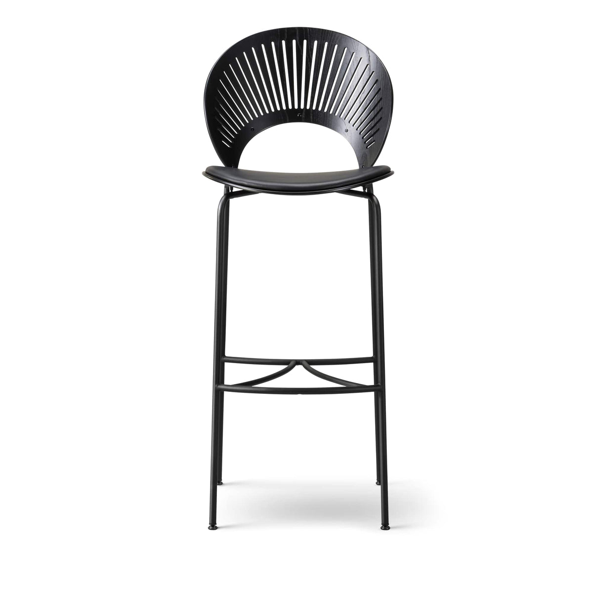 Fredericia Trinidad Barstool setepolstret. Velg tekstil og treverk