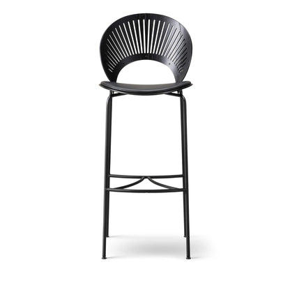 Fredericia Trinidad Barstool setepolstret. Velg tekstil og treverk