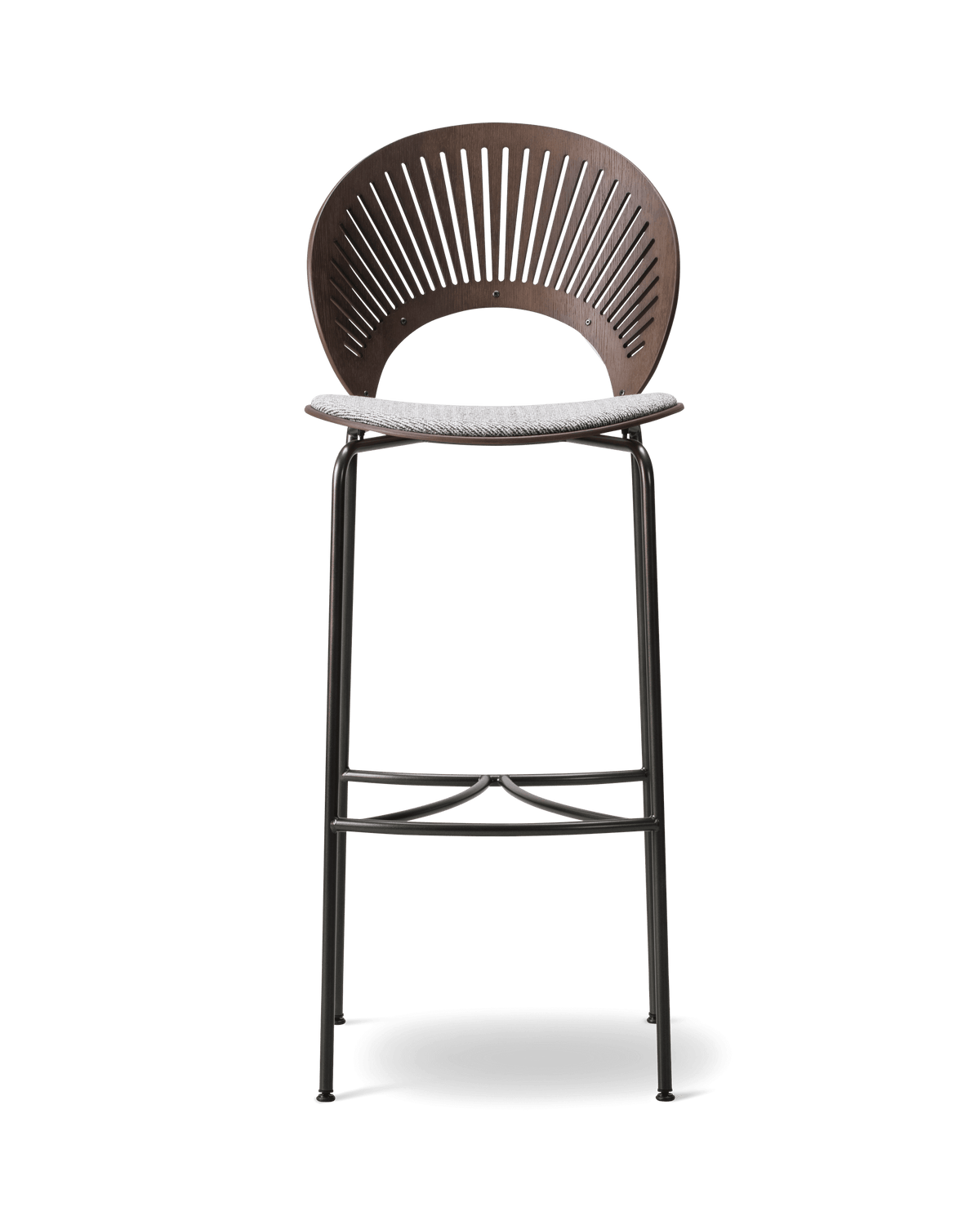 Fredericia Trinidad Barstool setepolstret. Velg tekstil og treverk