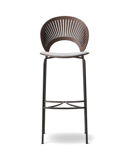 Fredericia Trinidad Barstool setepolstret. Velg tekstil og treverk